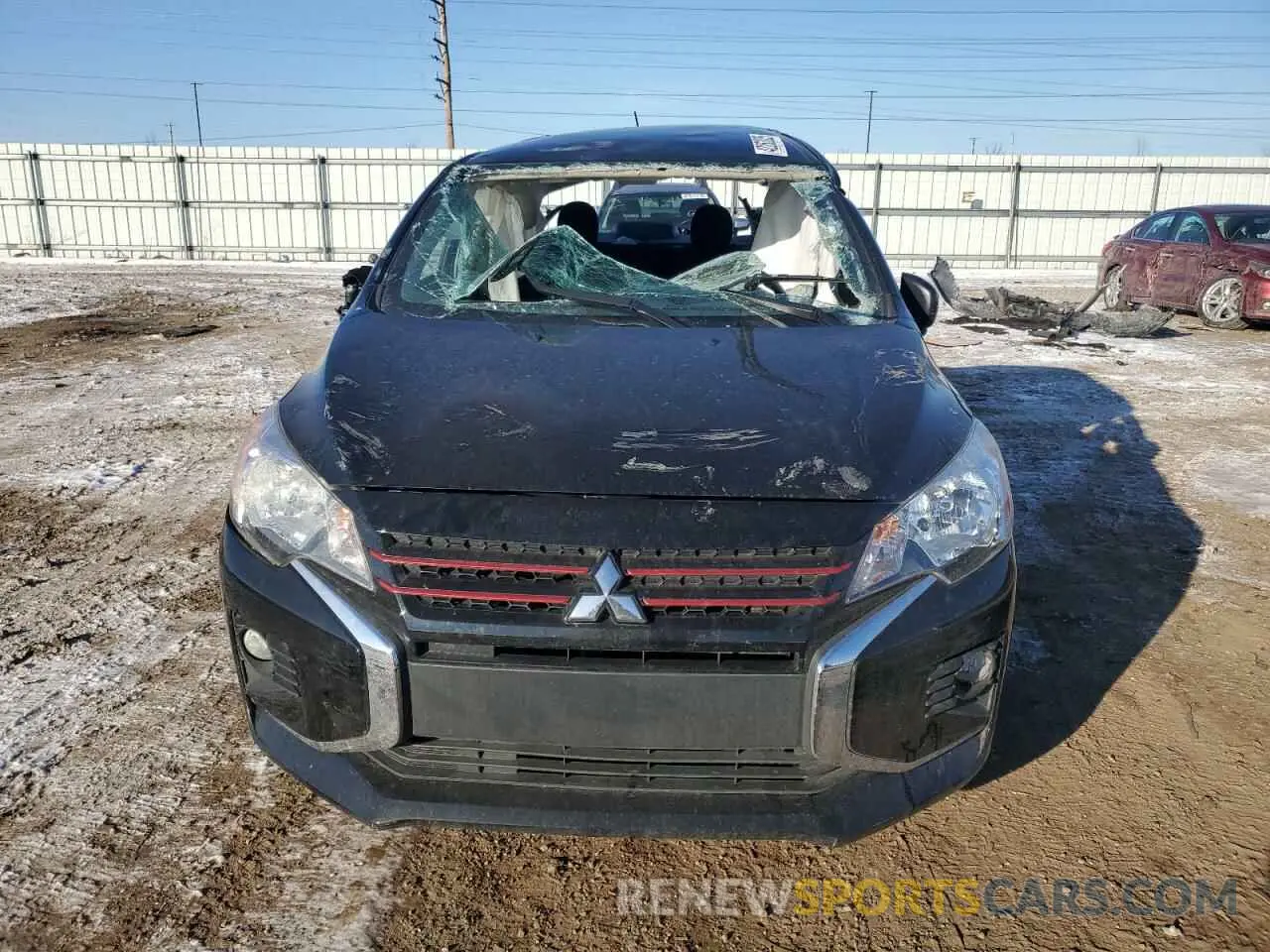 5 fotografías del automóvil dañado ML32FUFJ2NHF07091 MITSUBISHI MIRAGE 2022