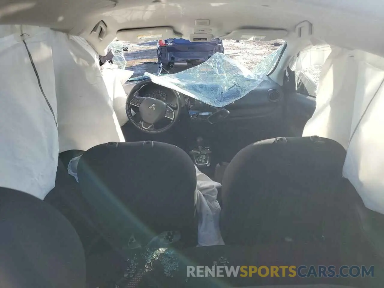 8 fotografías del automóvil dañado ML32FUFJ2NHF07091 MITSUBISHI MIRAGE 2022