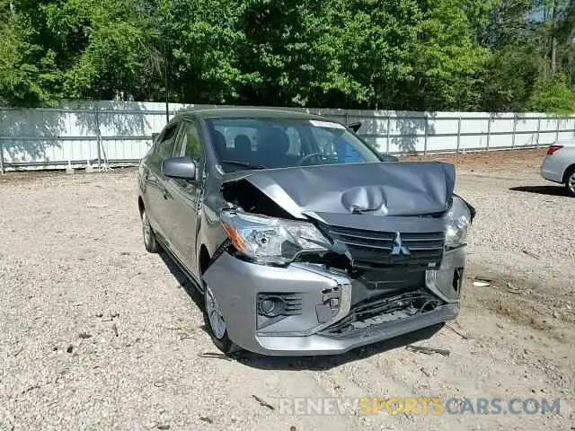 10 fotografías del automóvil dañado ML32FUFJ3NHF02126 MITSUBISHI MIRAGE 2022
