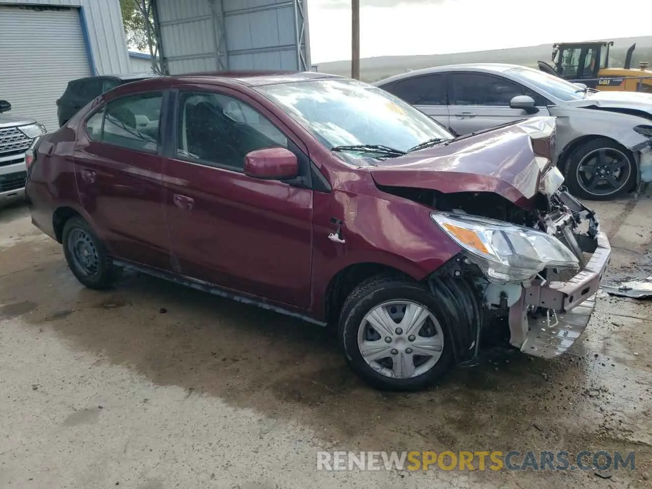 4 fotografías del automóvil dañado ML32FUFJ4NHF03818 MITSUBISHI MIRAGE 2022