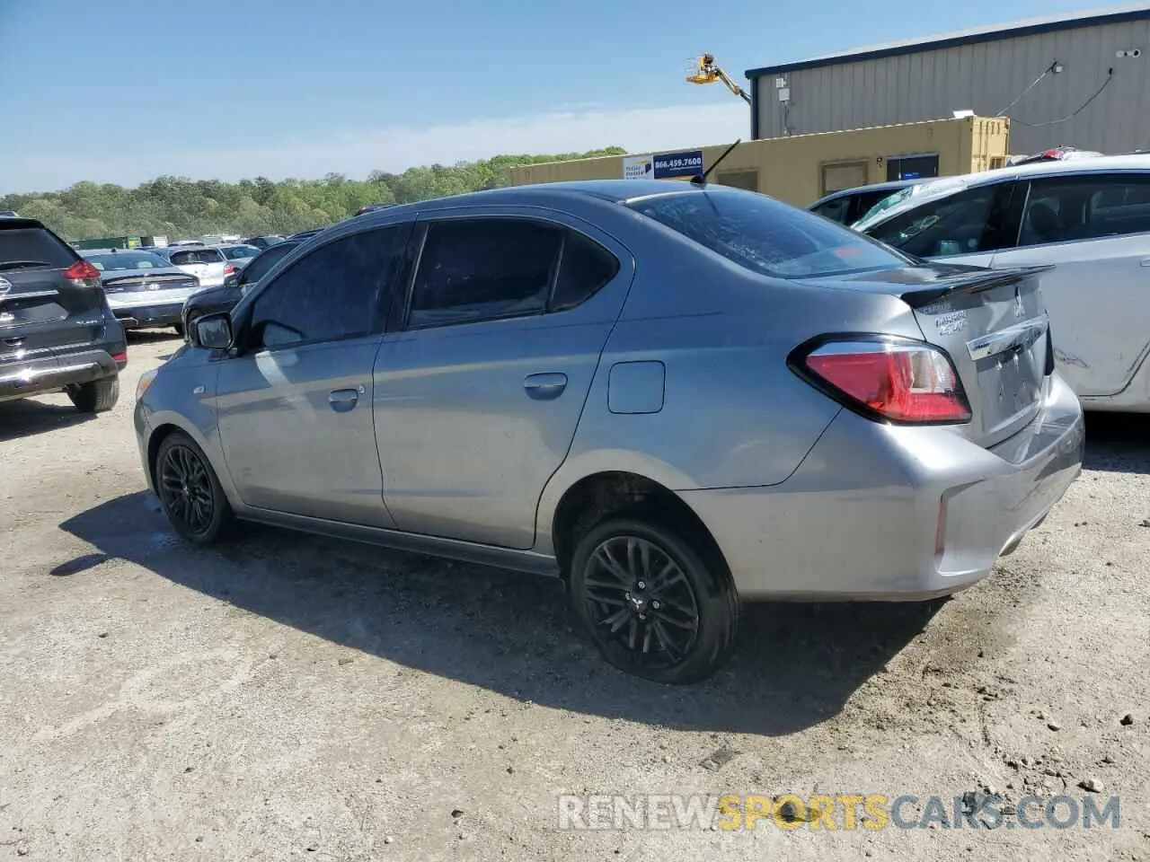 2 fotografías del automóvil dañado ML32FUFJ4NHF05102 MITSUBISHI MIRAGE 2022