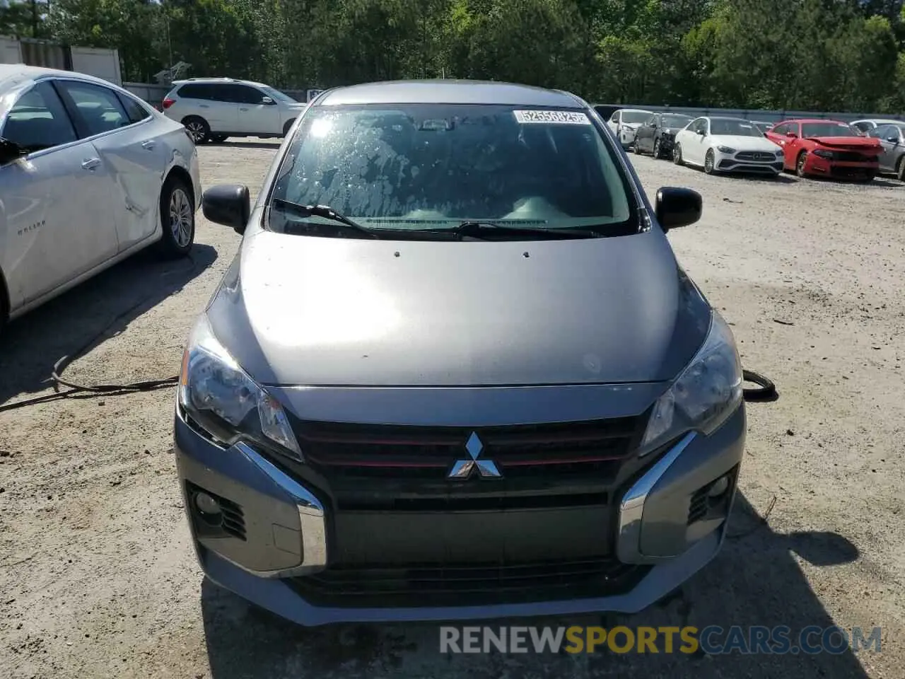 5 fotografías del automóvil dañado ML32FUFJ4NHF05102 MITSUBISHI MIRAGE 2022