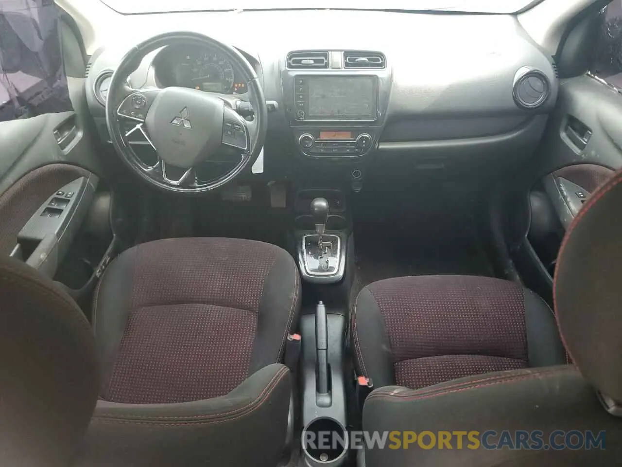 8 fotografías del automóvil dañado ML32FUFJ4NHF05102 MITSUBISHI MIRAGE 2022