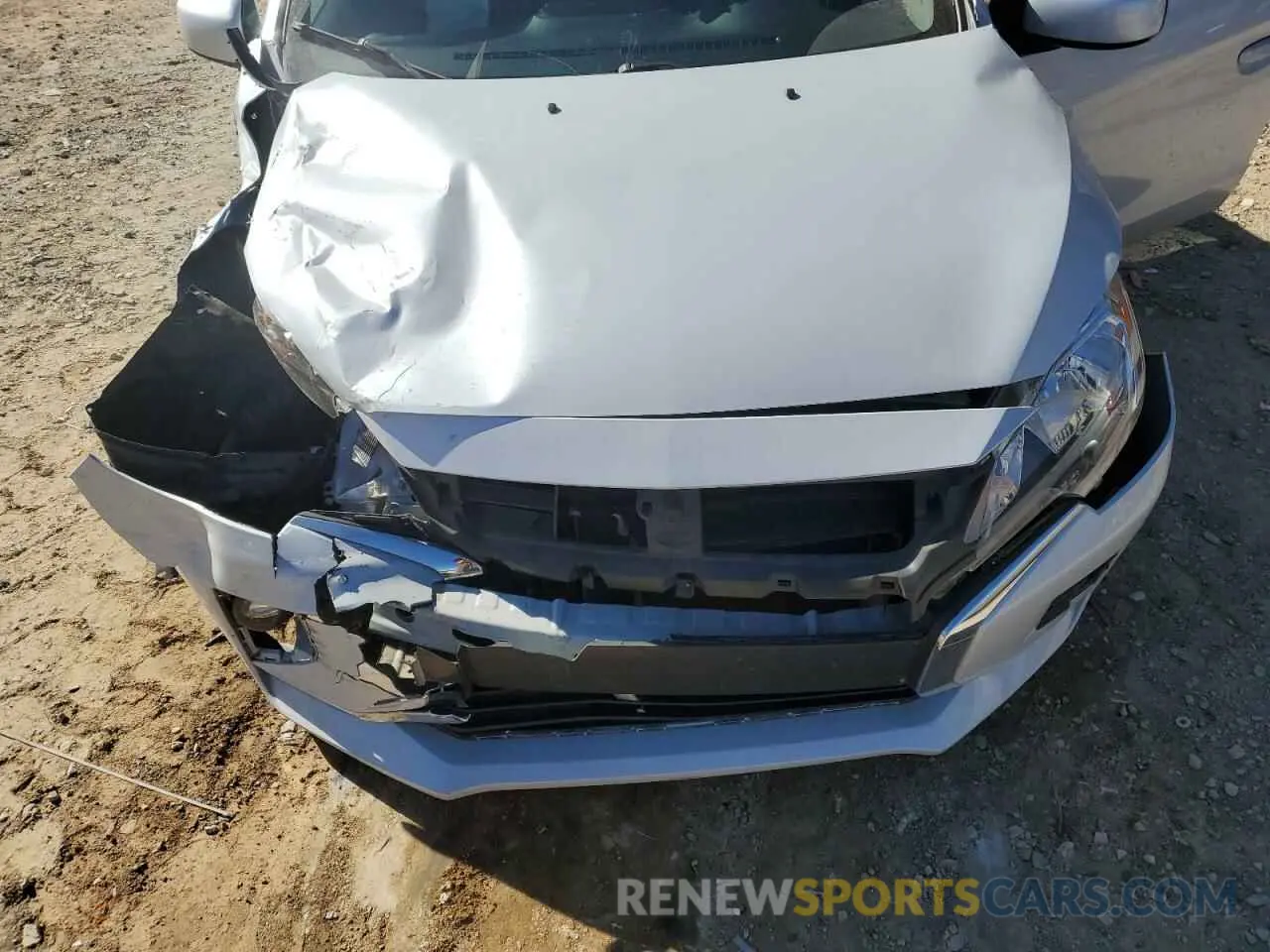 11 fotografías del automóvil dañado ML32FUFJ5NHF05965 MITSUBISHI MIRAGE 2022