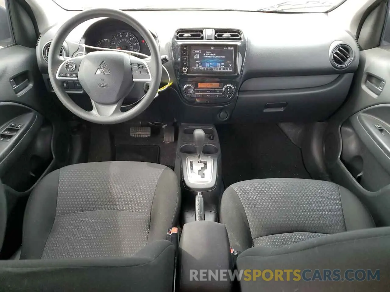 8 fotografías del automóvil dañado ML32FUFJ5NHF06906 MITSUBISHI MIRAGE 2022