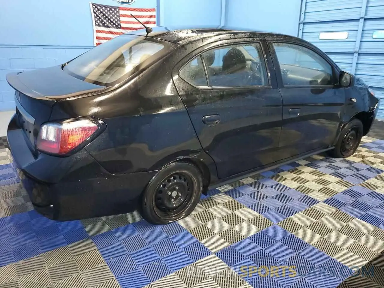 3 fotografías del automóvil dañado ML32FUFJ6NHF04081 MITSUBISHI MIRAGE 2022