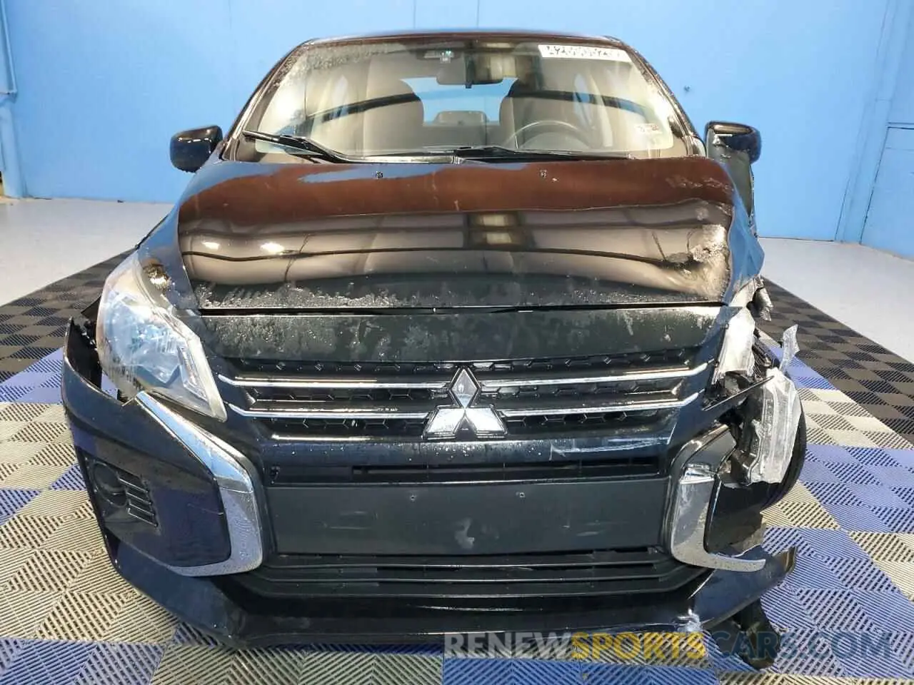 5 fotografías del automóvil dañado ML32FUFJ6NHF04081 MITSUBISHI MIRAGE 2022
