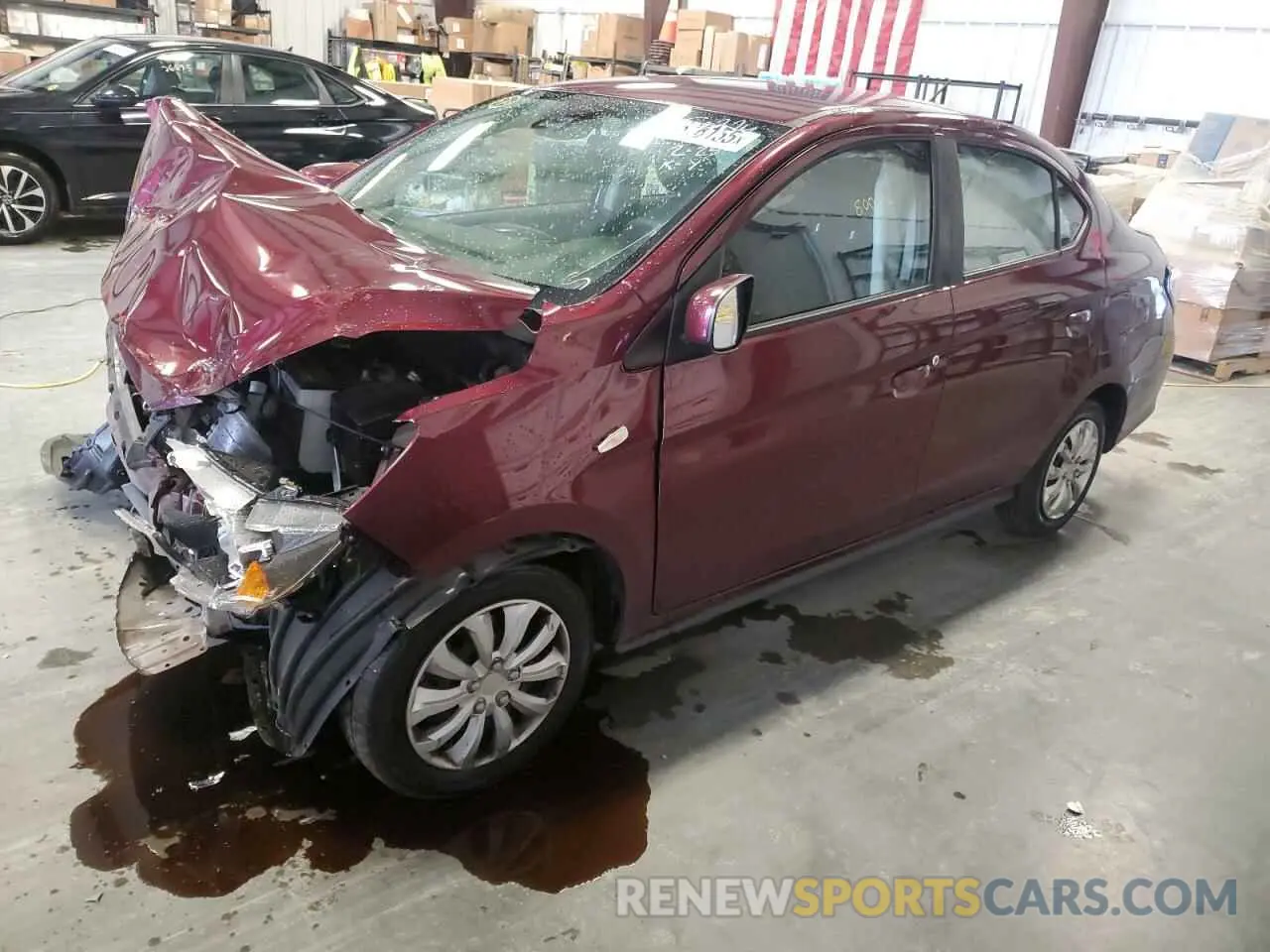 1 fotografías del automóvil dañado ML32FUFJ7NHF08897 MITSUBISHI MIRAGE 2022