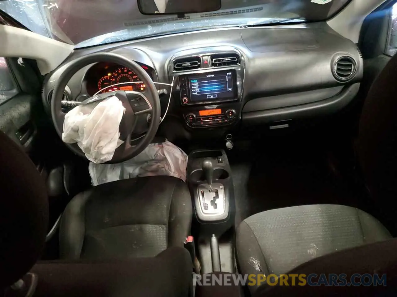 8 fotografías del automóvil dañado ML32FUFJ7NHF08897 MITSUBISHI MIRAGE 2022