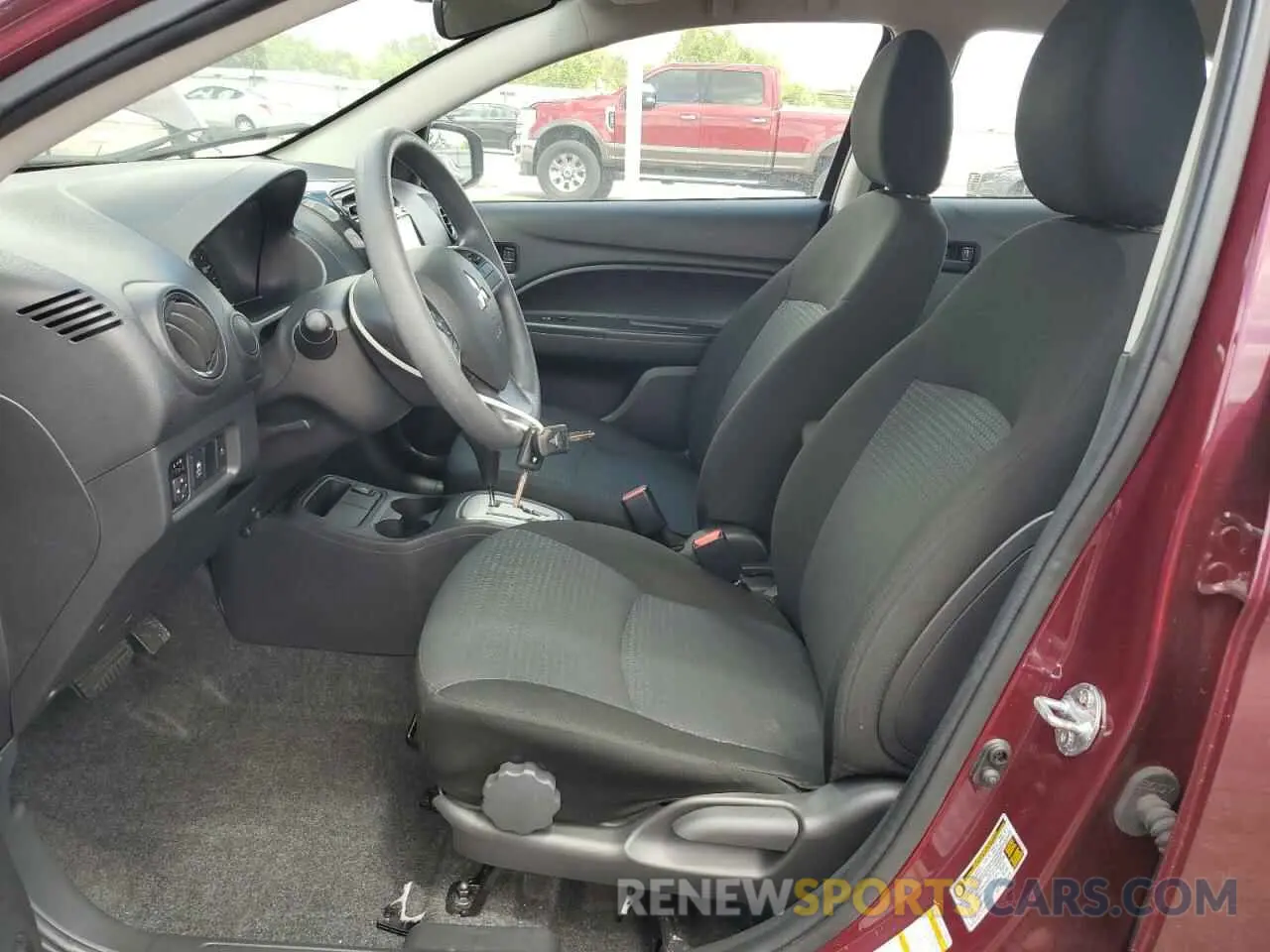 7 fotografías del automóvil dañado ML32FUFJ8NHF05894 MITSUBISHI MIRAGE 2022