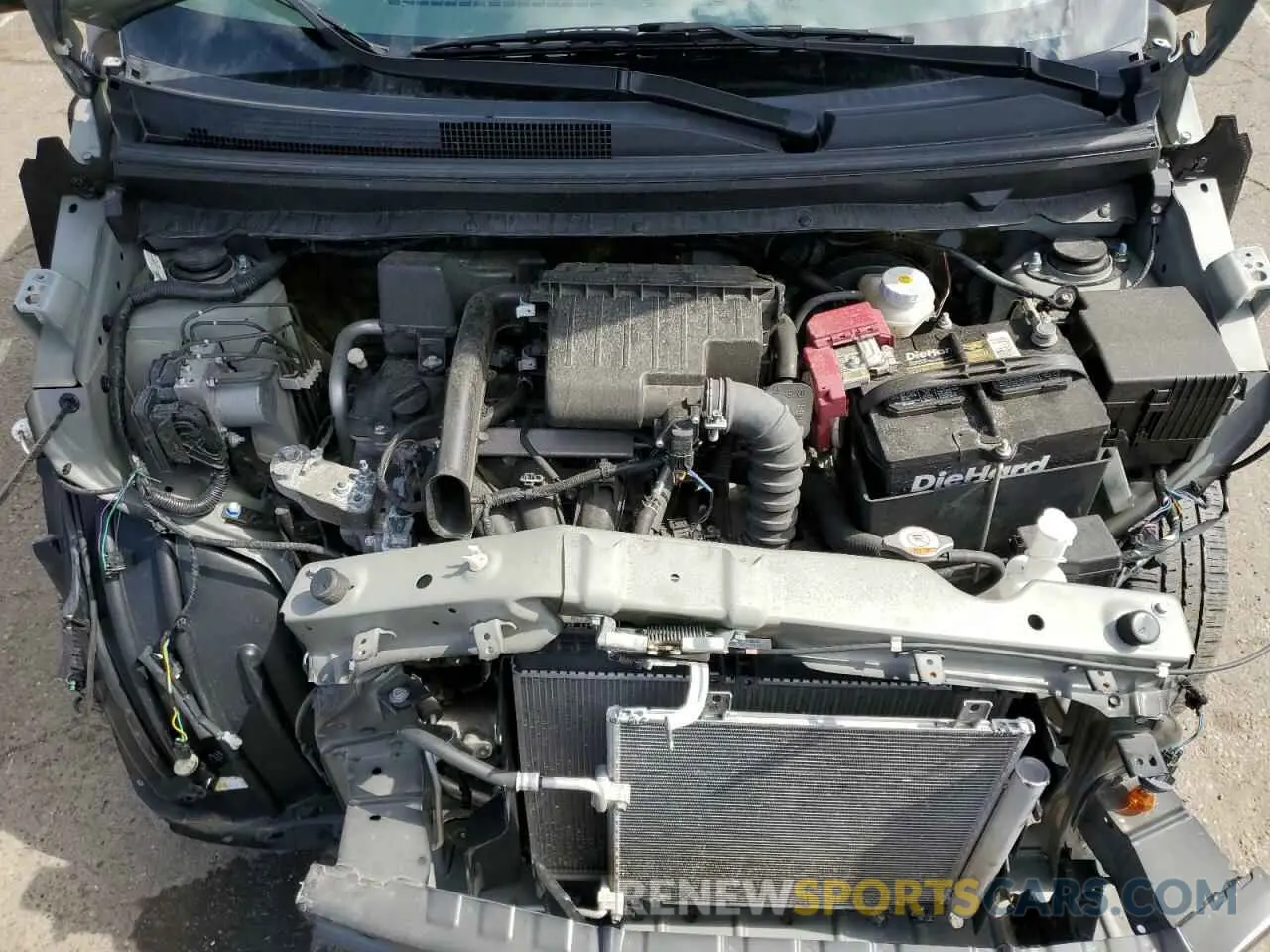 11 fotografías del automóvil dañado ML32FUFJ8NHF06656 MITSUBISHI MIRAGE 2022