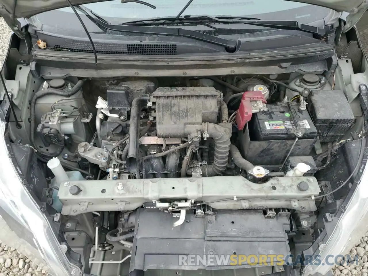 11 fotografías del automóvil dañado ML32FUFJ8NHF06978 MITSUBISHI MIRAGE 2022