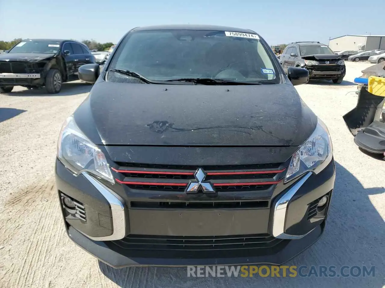 5 fotografías del automóvil dañado ML32FUFJXNHF07131 MITSUBISHI MIRAGE 2022