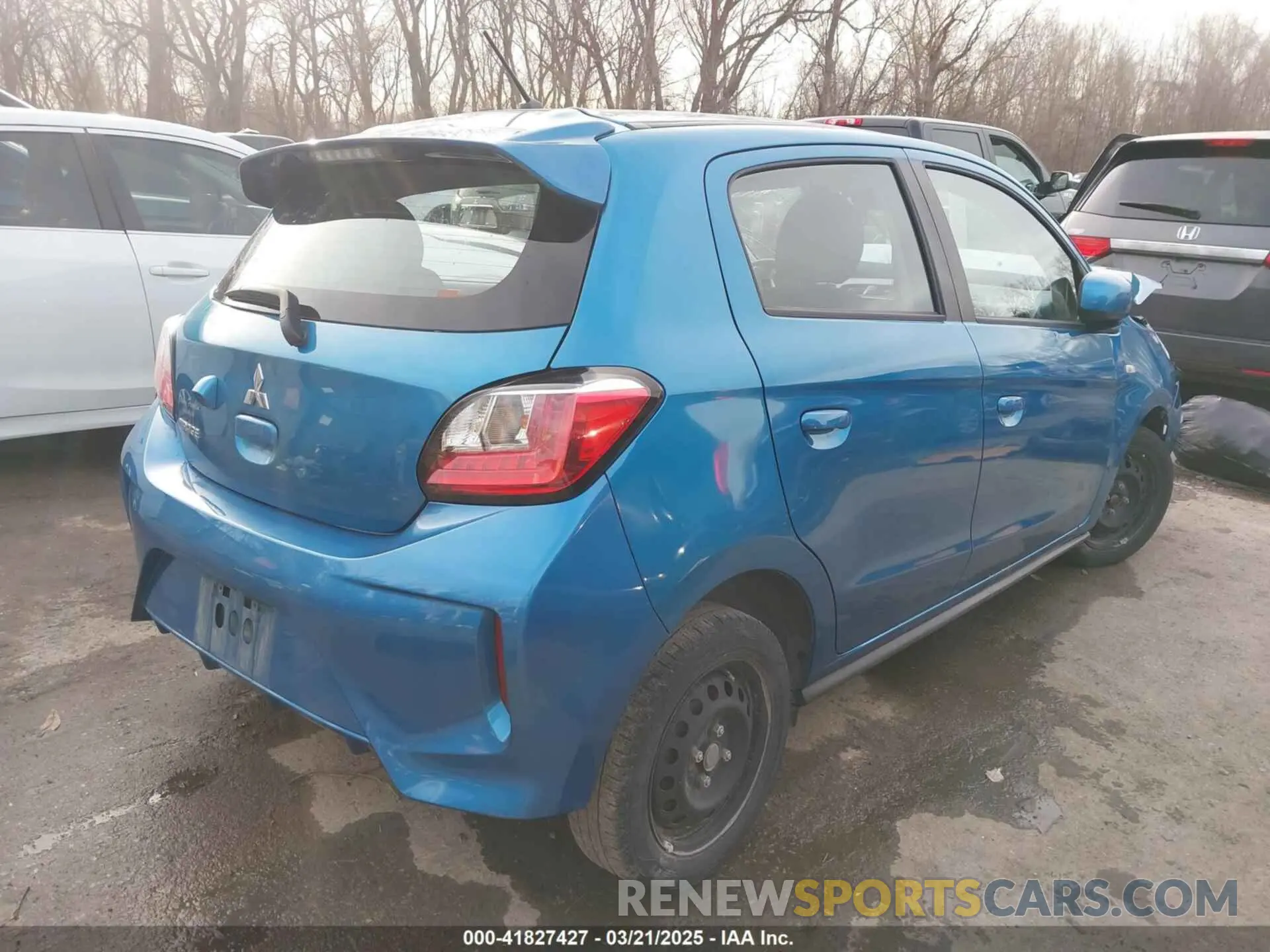 4 fotografías del automóvil dañado ML32AUHJ0PH001822 MITSUBISHI MIRAGE 2023