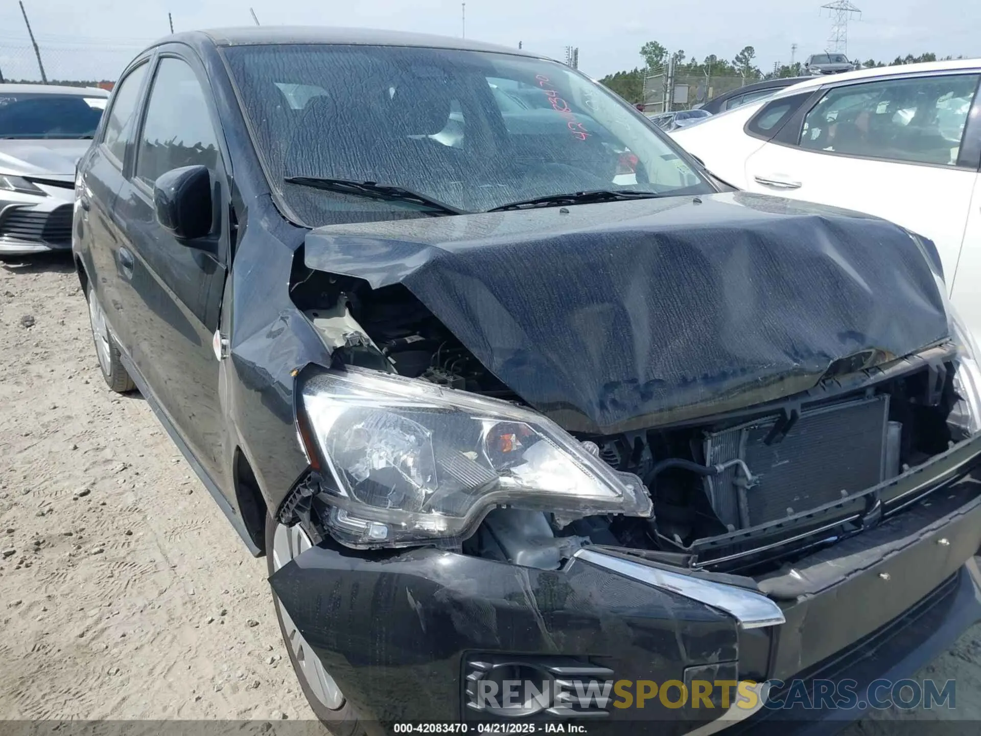 6 fotografías del automóvil dañado ML32AUHJ1PH006883 MITSUBISHI MIRAGE 2023