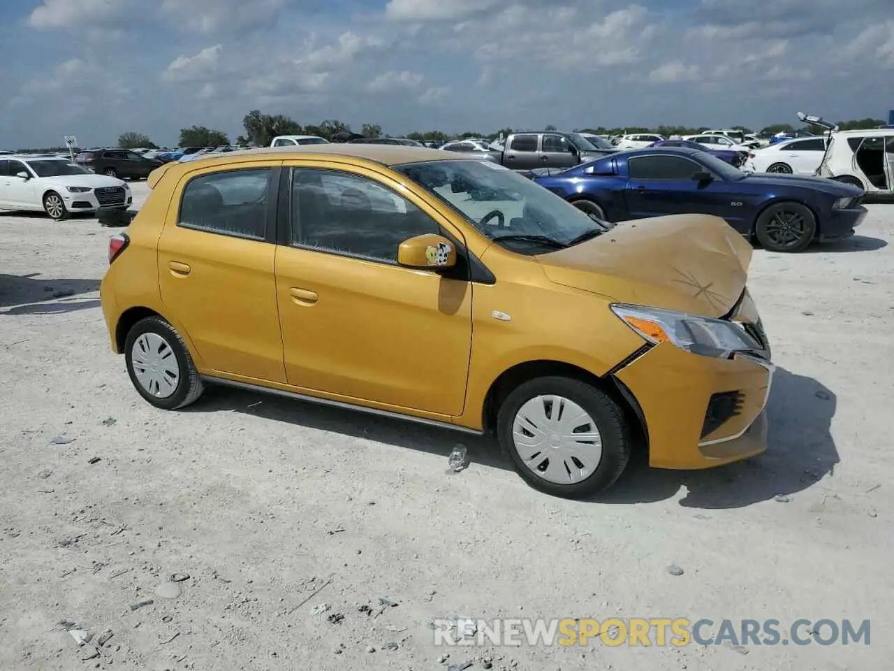 4 fotografías del automóvil dañado ML32AUHJ2PH005080 MITSUBISHI MIRAGE 2023