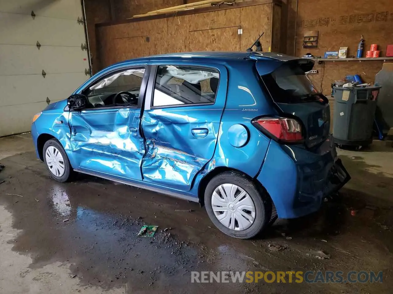 2 fotografías del automóvil dañado ML32AUHJ4PH004528 MITSUBISHI MIRAGE 2023