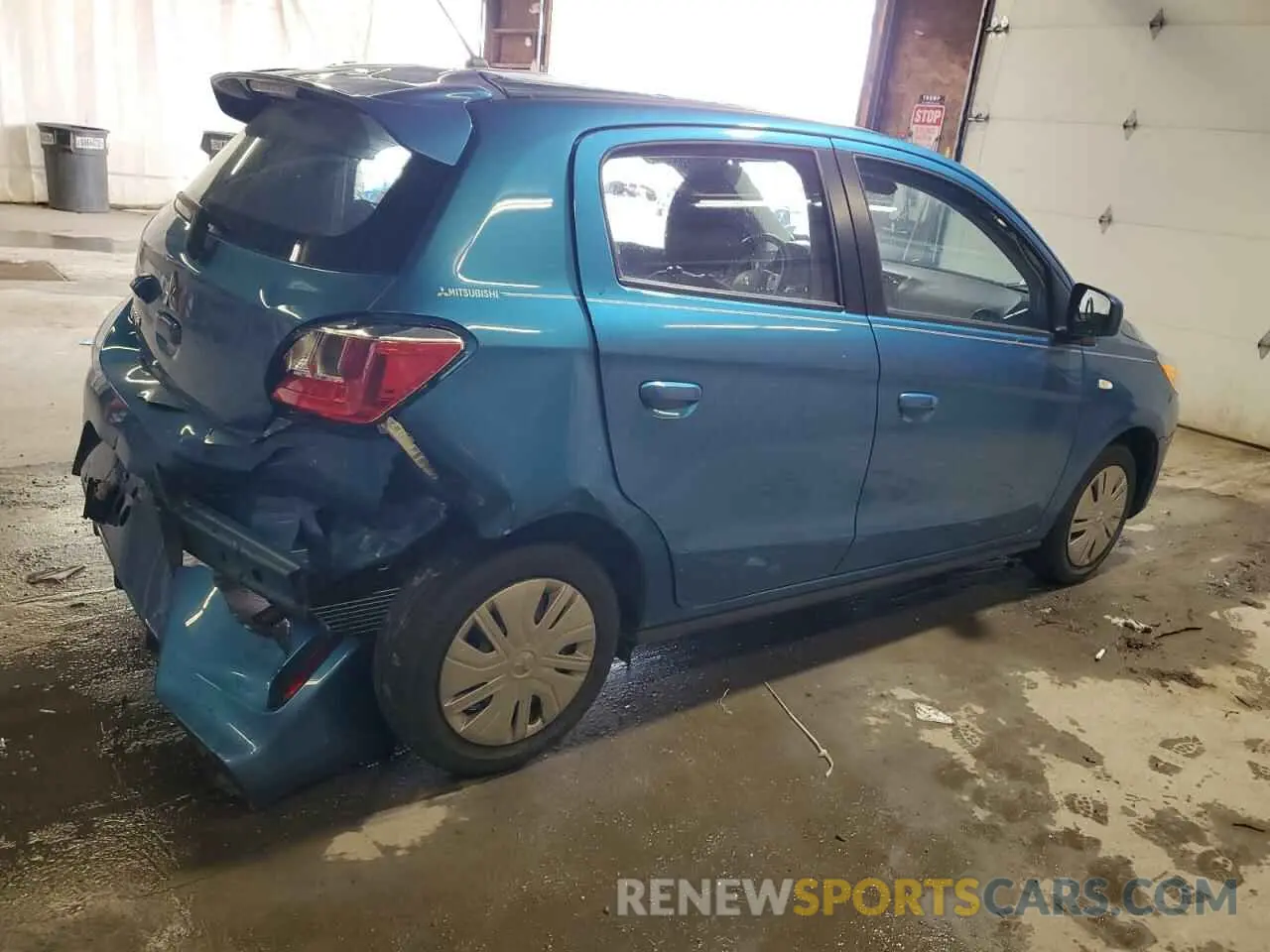 3 fotografías del automóvil dañado ML32AUHJ4PH004528 MITSUBISHI MIRAGE 2023