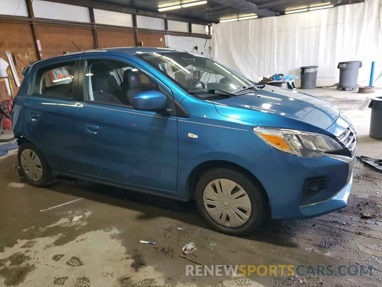 4 fotografías del automóvil dañado ML32AUHJ4PH004528 MITSUBISHI MIRAGE 2023