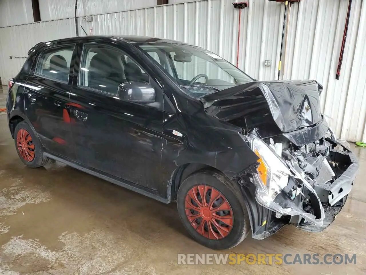 4 fotografías del automóvil dañado ML32AUHJ5PH007017 MITSUBISHI MIRAGE 2023