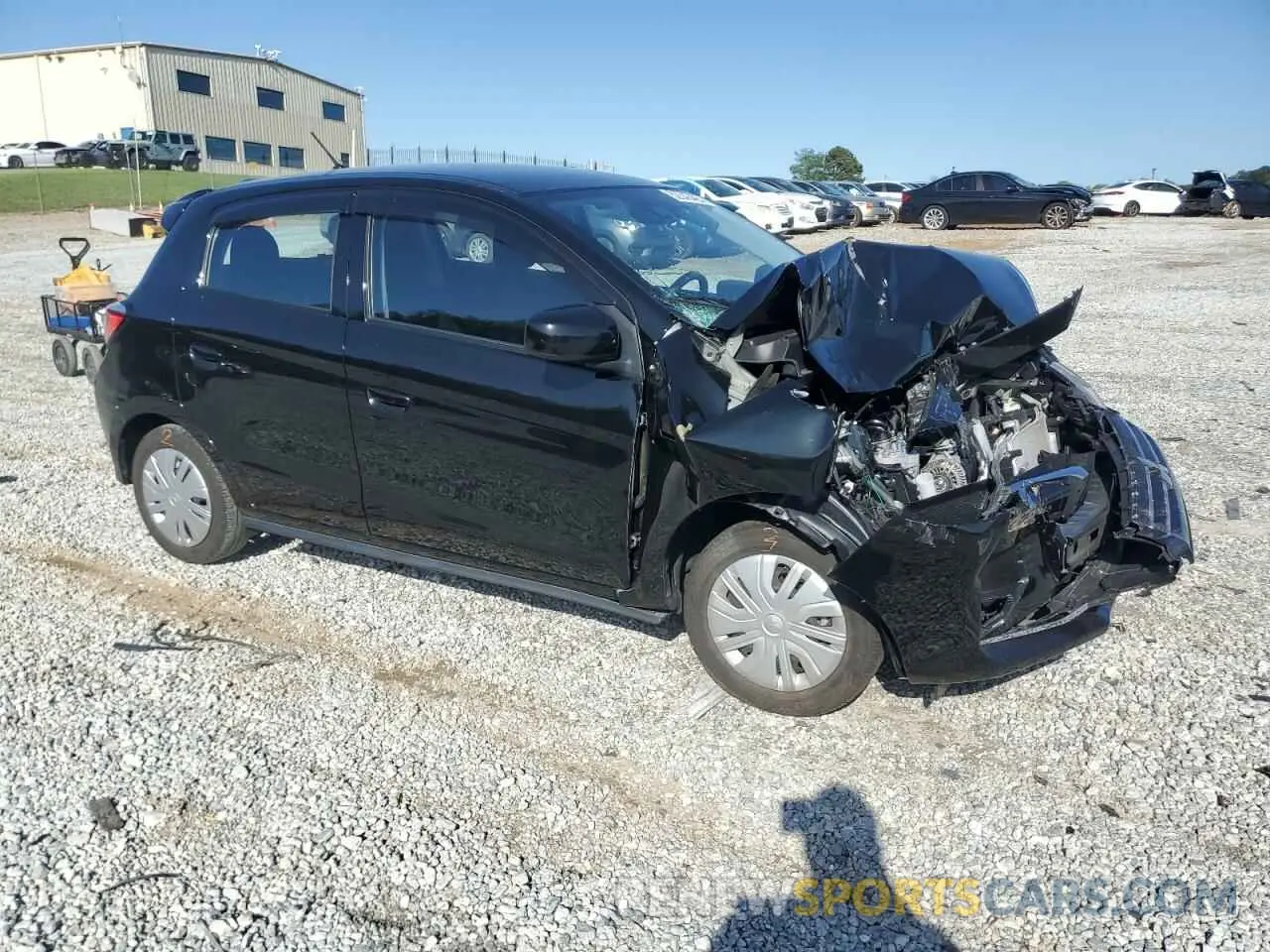 4 fotografías del automóvil dañado ML32AUHJ6PH006846 MITSUBISHI MIRAGE 2023