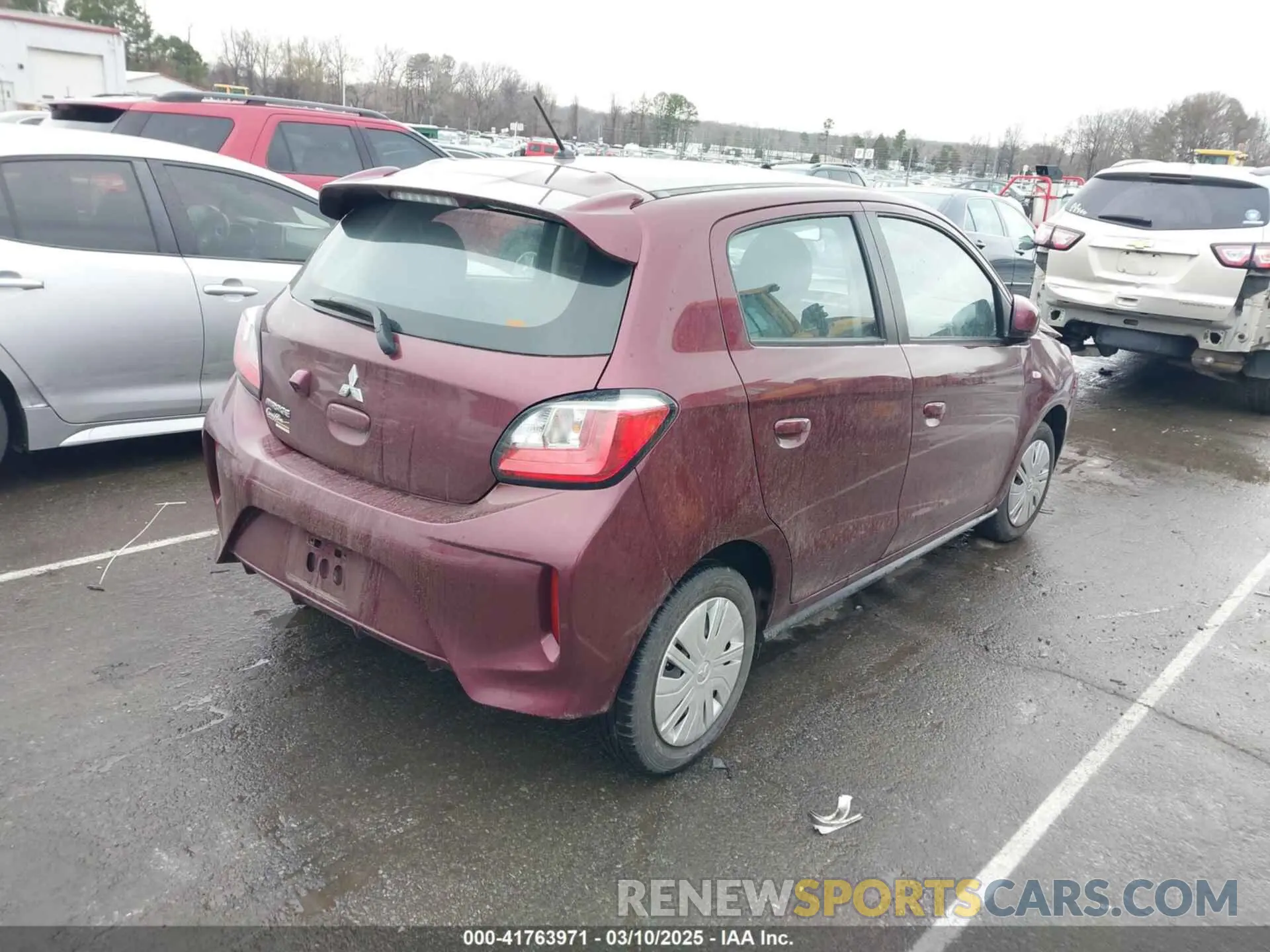 4 fotografías del automóvil dañado ML32AUHJ8PH001440 MITSUBISHI MIRAGE 2023