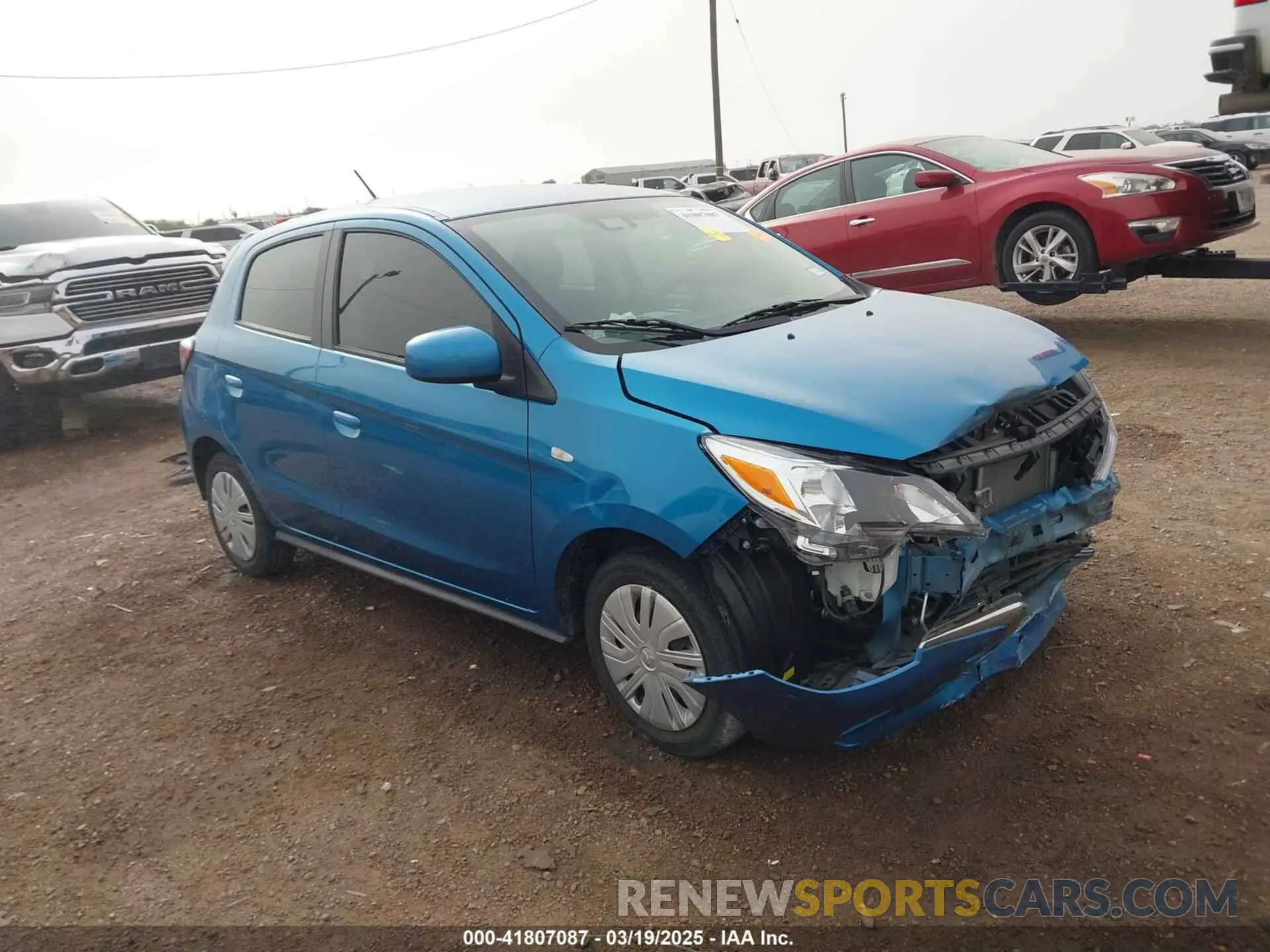 1 fotografías del automóvil dañado ML32AUHJ9PH001866 MITSUBISHI MIRAGE 2023