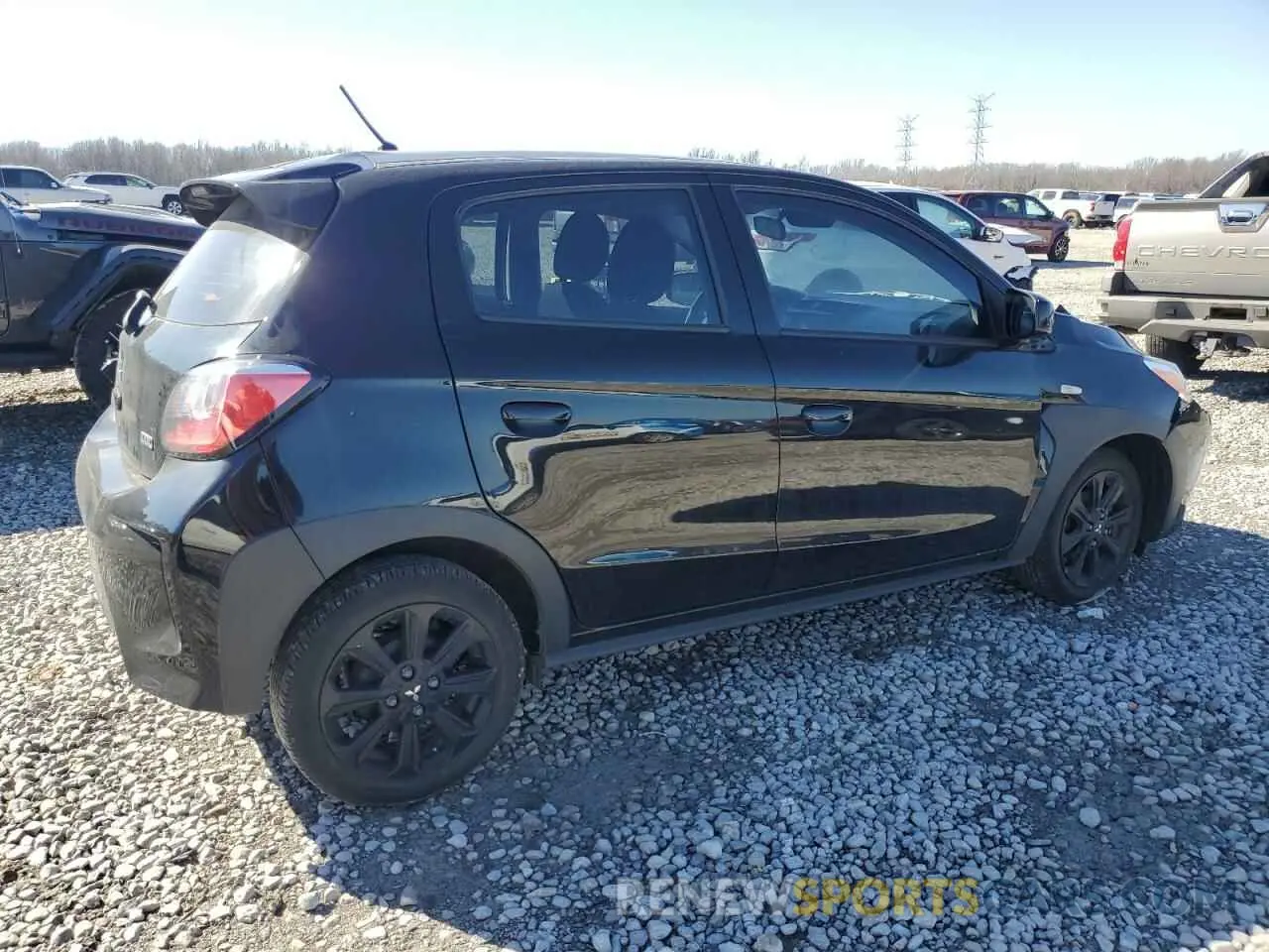 3 fotografías del automóvil dañado ML32AWHJ2PH001350 MITSUBISHI MIRAGE 2023