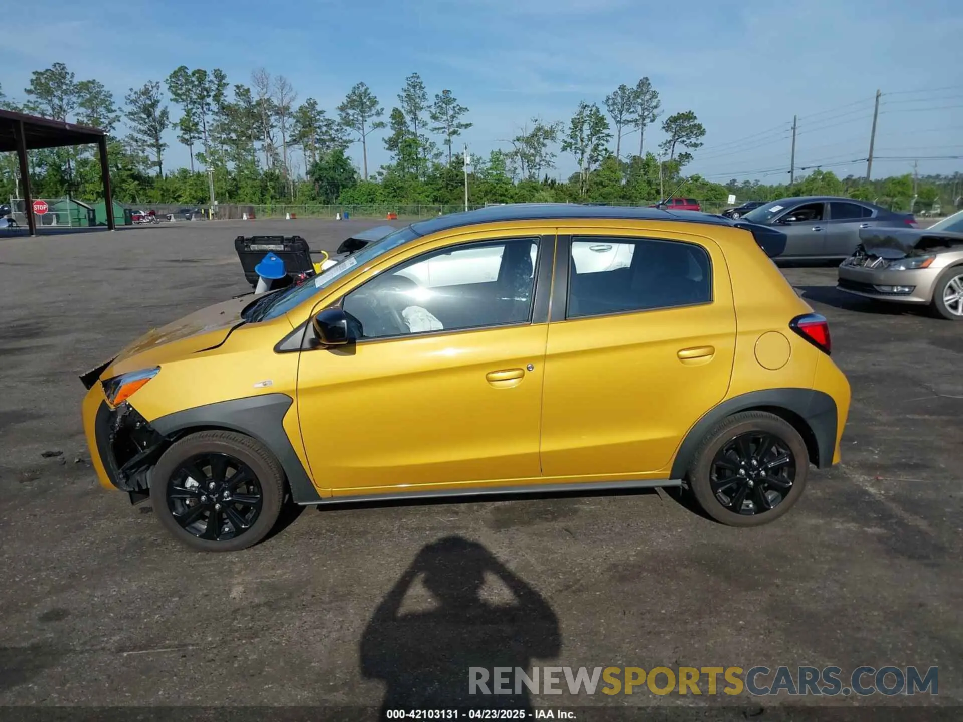 14 fotografías del automóvil dañado ML32AWHJ2PH006600 MITSUBISHI MIRAGE 2023
