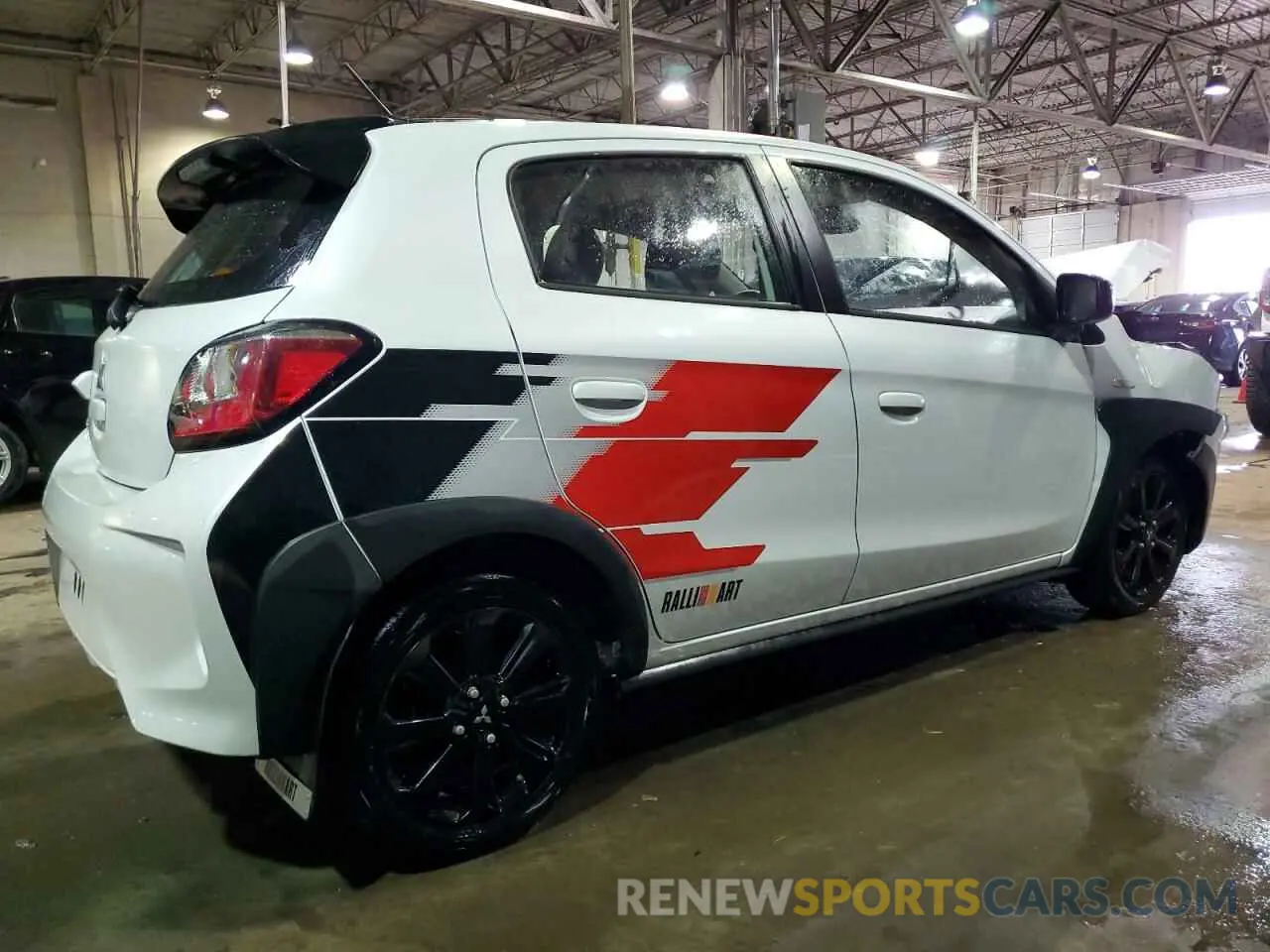 3 fotografías del automóvil dañado ML32AWHJ3PH006444 MITSUBISHI MIRAGE 2023
