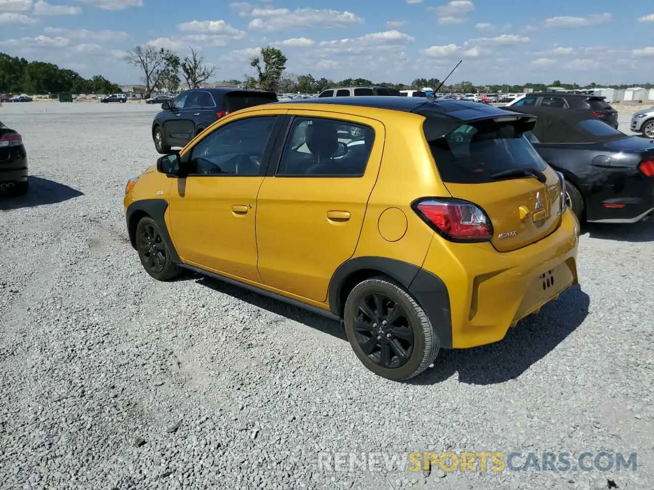 2 fotografías del automóvil dañado ML32AWHJ4PH006453 MITSUBISHI MIRAGE 2023