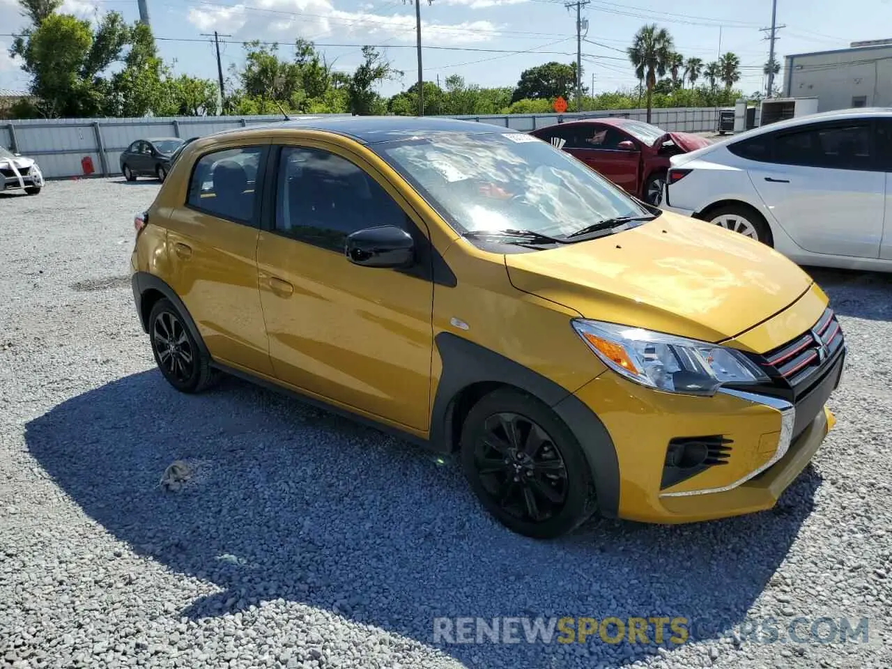 4 fotografías del automóvil dañado ML32AWHJ4PH006453 MITSUBISHI MIRAGE 2023