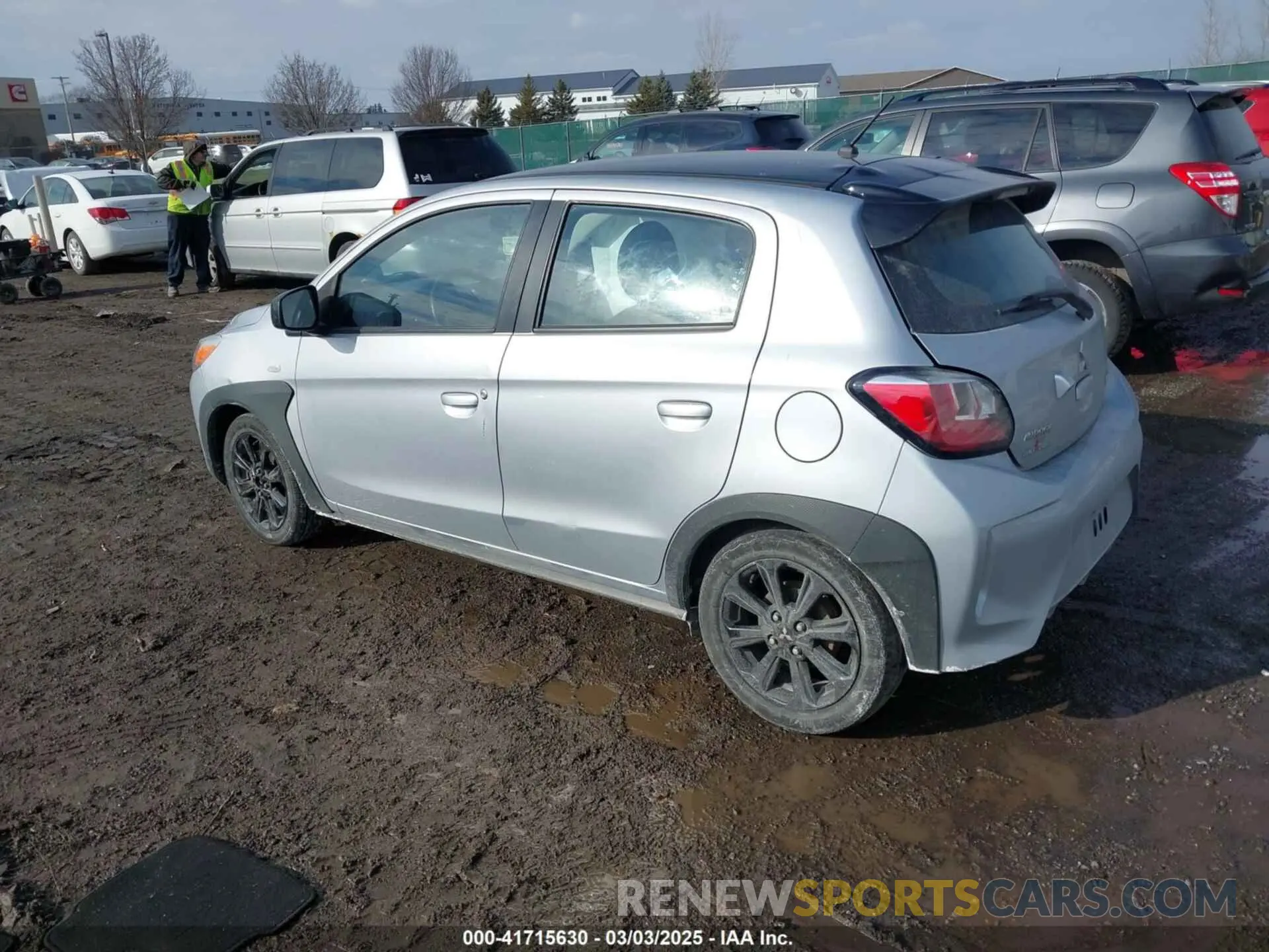3 fotografías del automóvil dañado ML32AWHJ7PH000985 MITSUBISHI MIRAGE 2023
