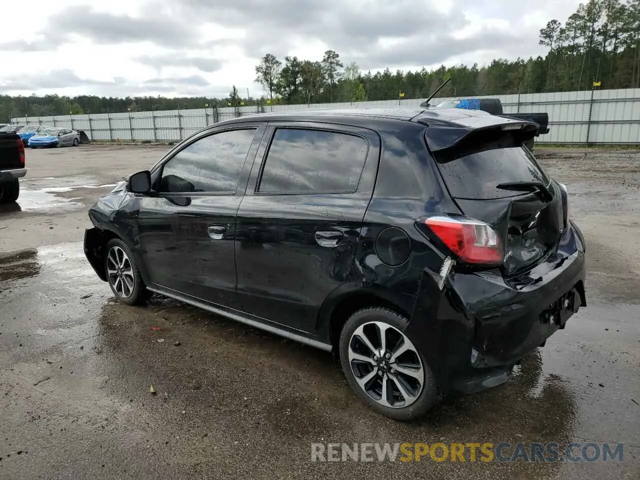 2 fotografías del automóvil dañado ML32AWHJ7PH002686 MITSUBISHI MIRAGE 2023