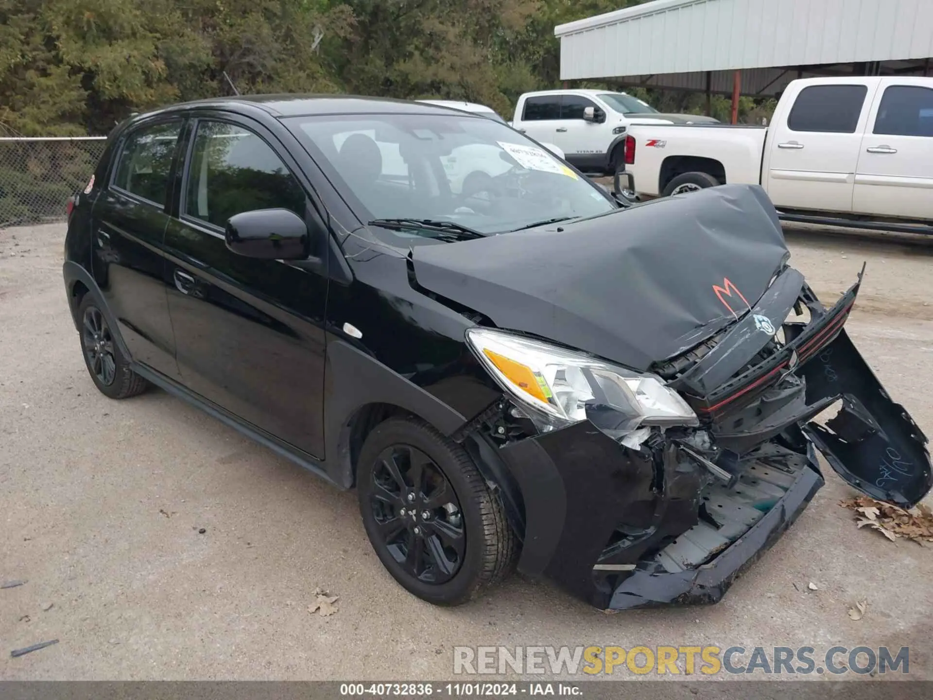 1 fotografías del automóvil dañado ML32AWHJXPH006389 MITSUBISHI MIRAGE 2023