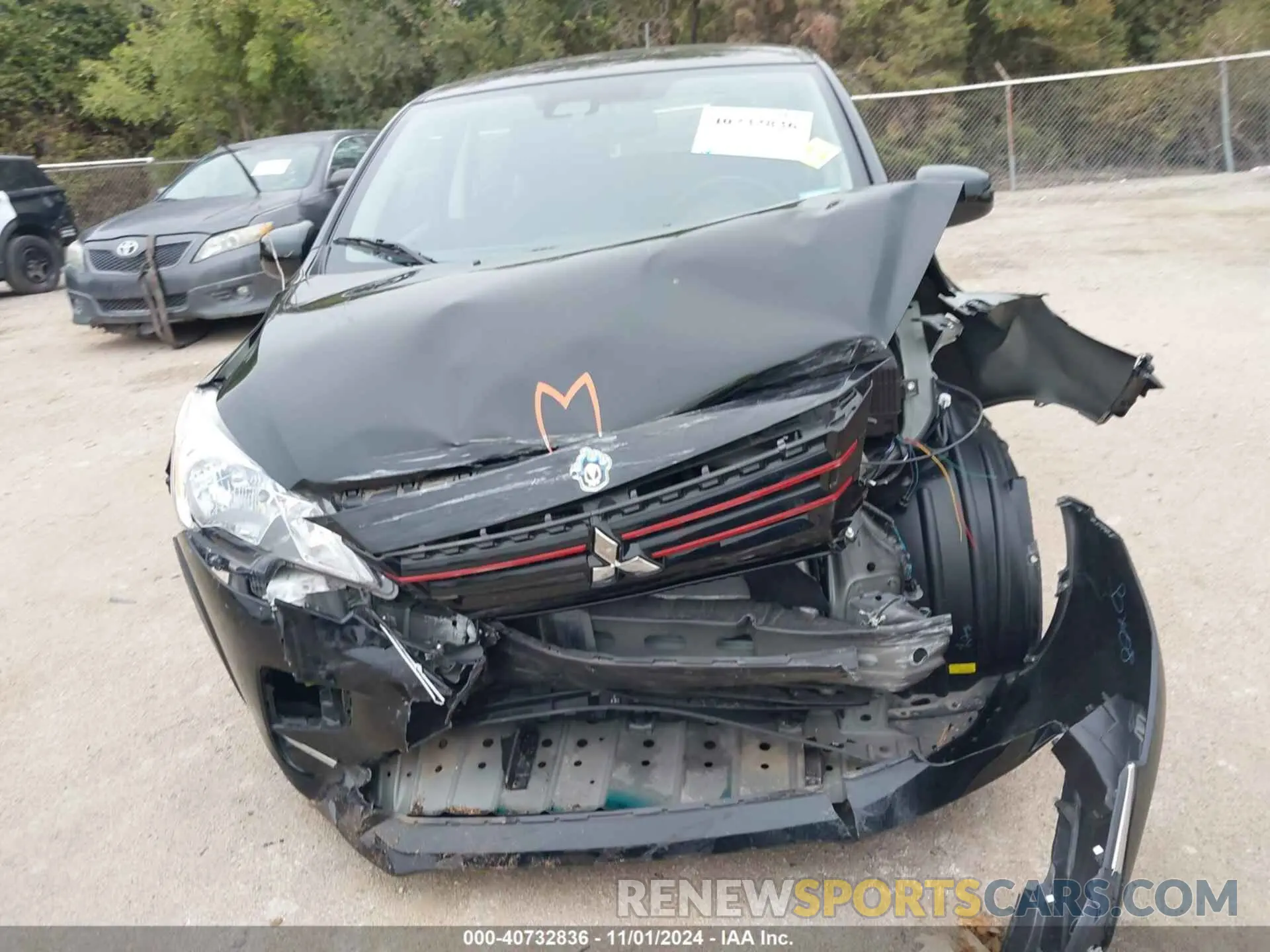 12 fotografías del automóvil dañado ML32AWHJXPH006389 MITSUBISHI MIRAGE 2023