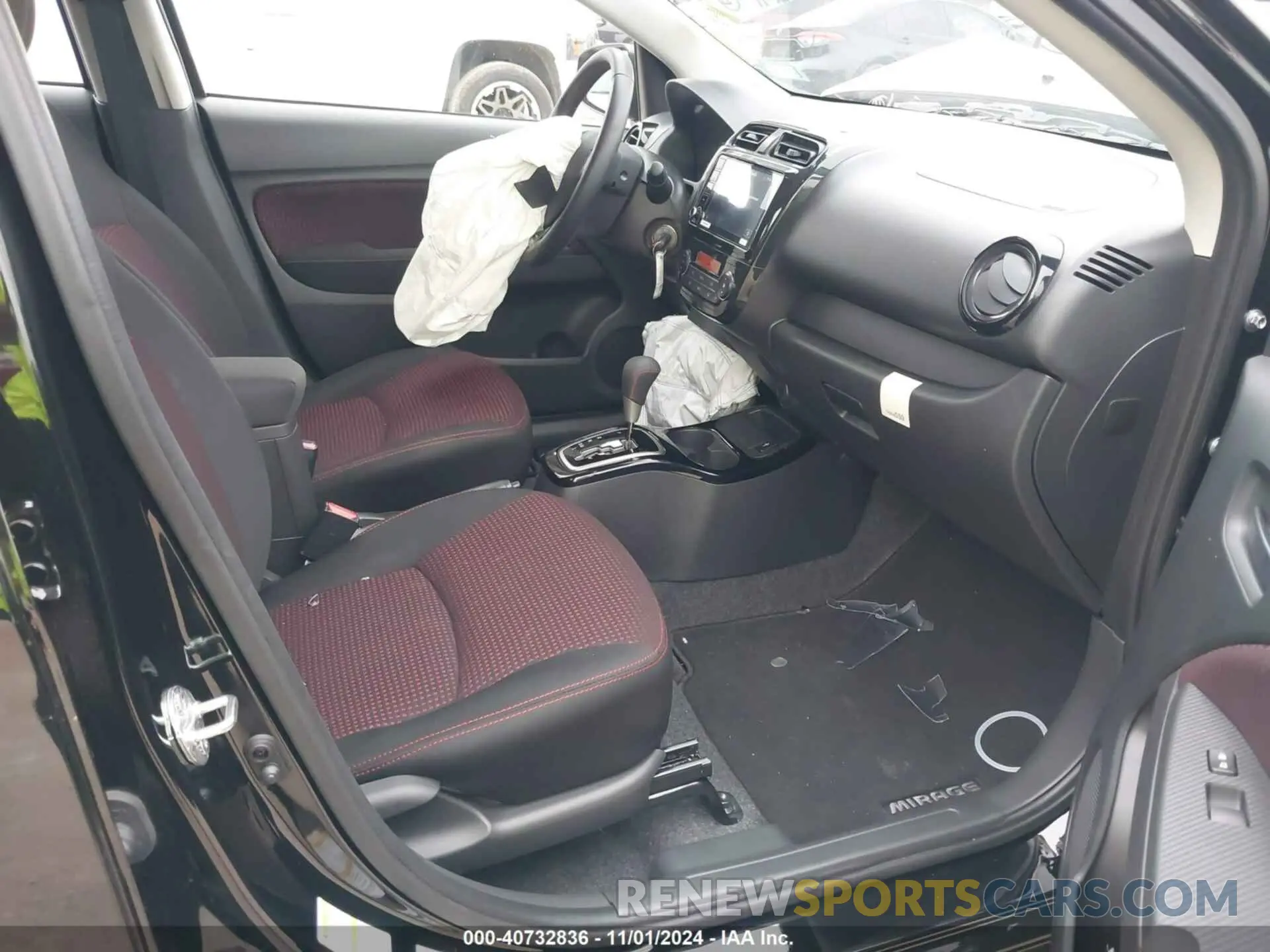5 fotografías del automóvil dañado ML32AWHJXPH006389 MITSUBISHI MIRAGE 2023