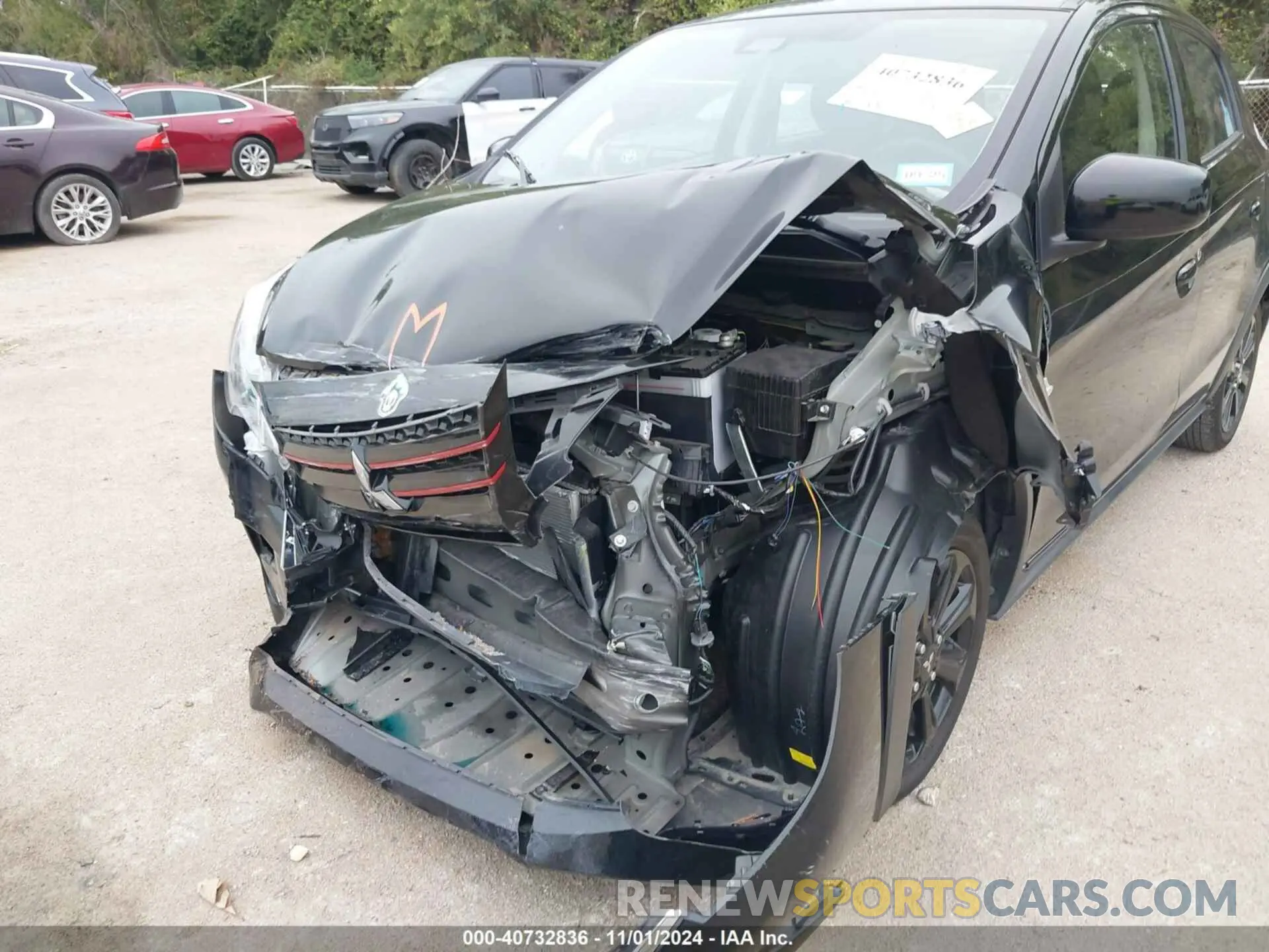 6 fotografías del automóvil dañado ML32AWHJXPH006389 MITSUBISHI MIRAGE 2023