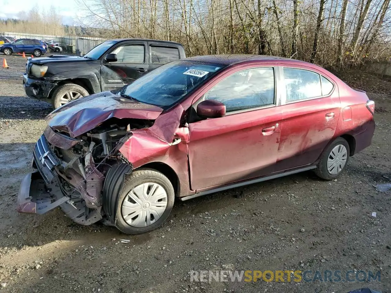 1 fotografías del automóvil dañado ML32FUFJ1PHF05674 MITSUBISHI MIRAGE 2023