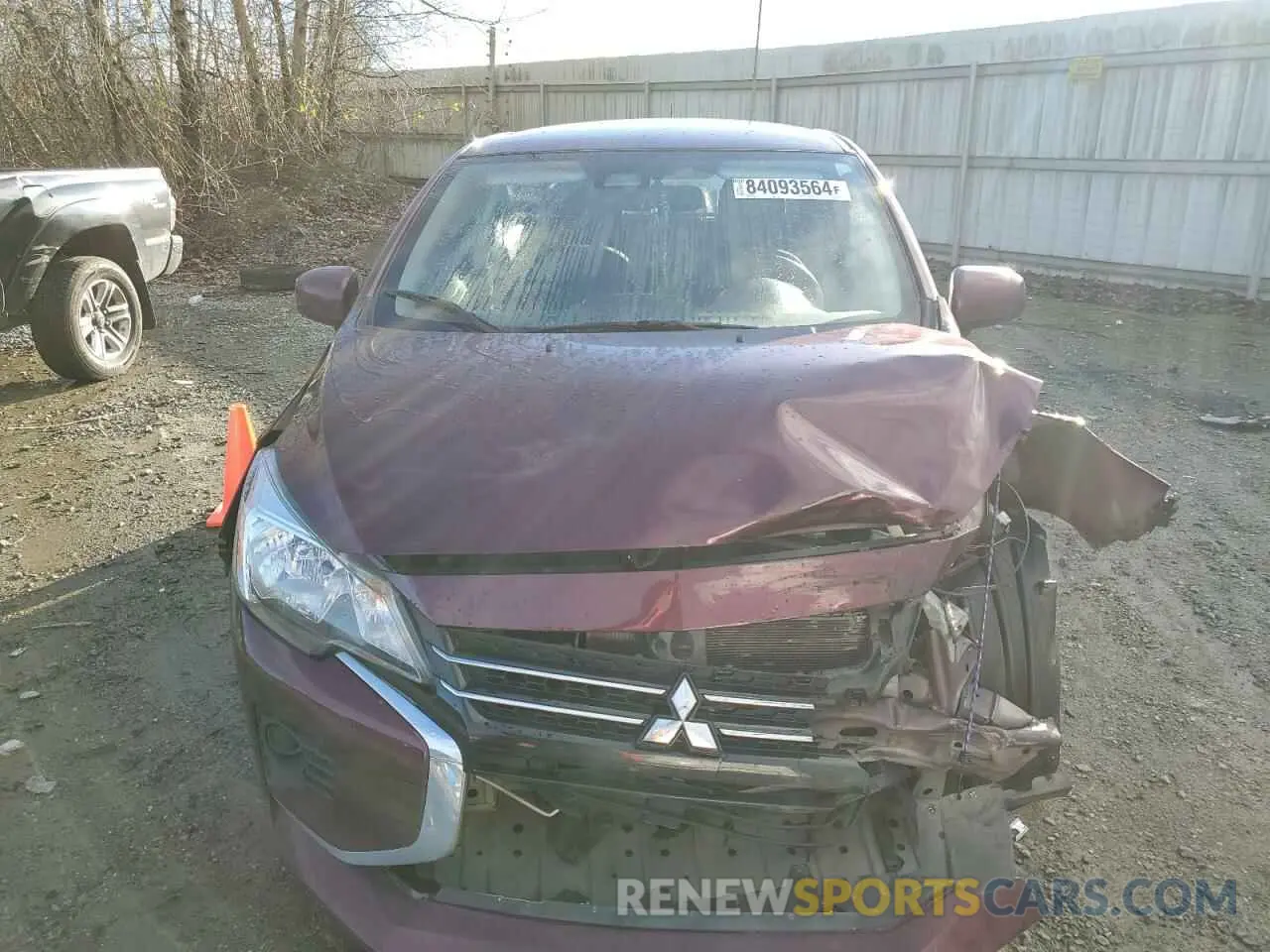 5 fotografías del automóvil dañado ML32FUFJ1PHF05674 MITSUBISHI MIRAGE 2023