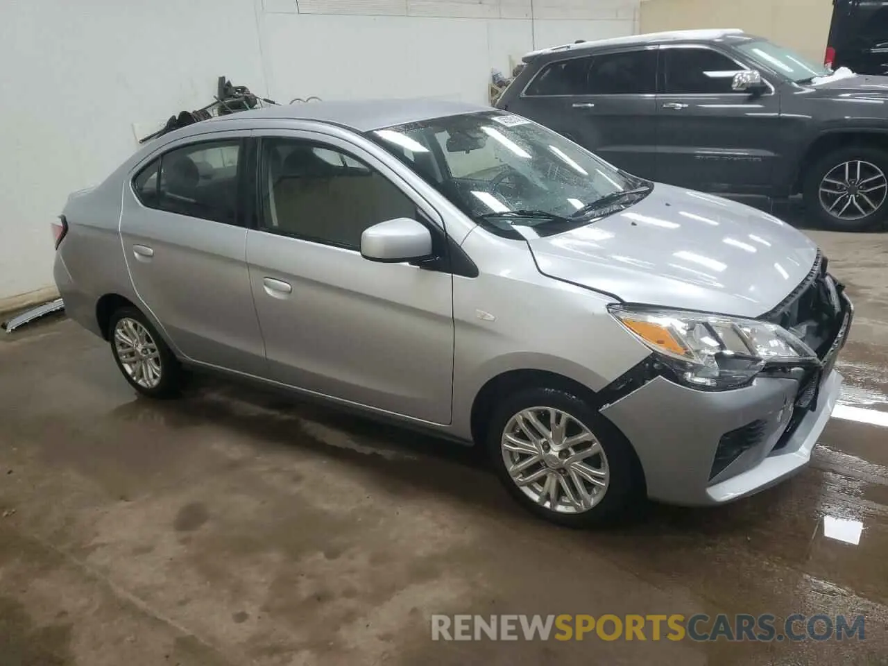 4 fotografías del automóvil dañado ML32FUFJ2PHF01228 MITSUBISHI MIRAGE 2023