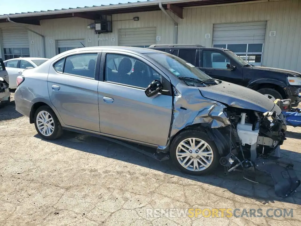 4 fotografías del automóvil dañado ML32FUFJ4PHF05166 MITSUBISHI MIRAGE 2023