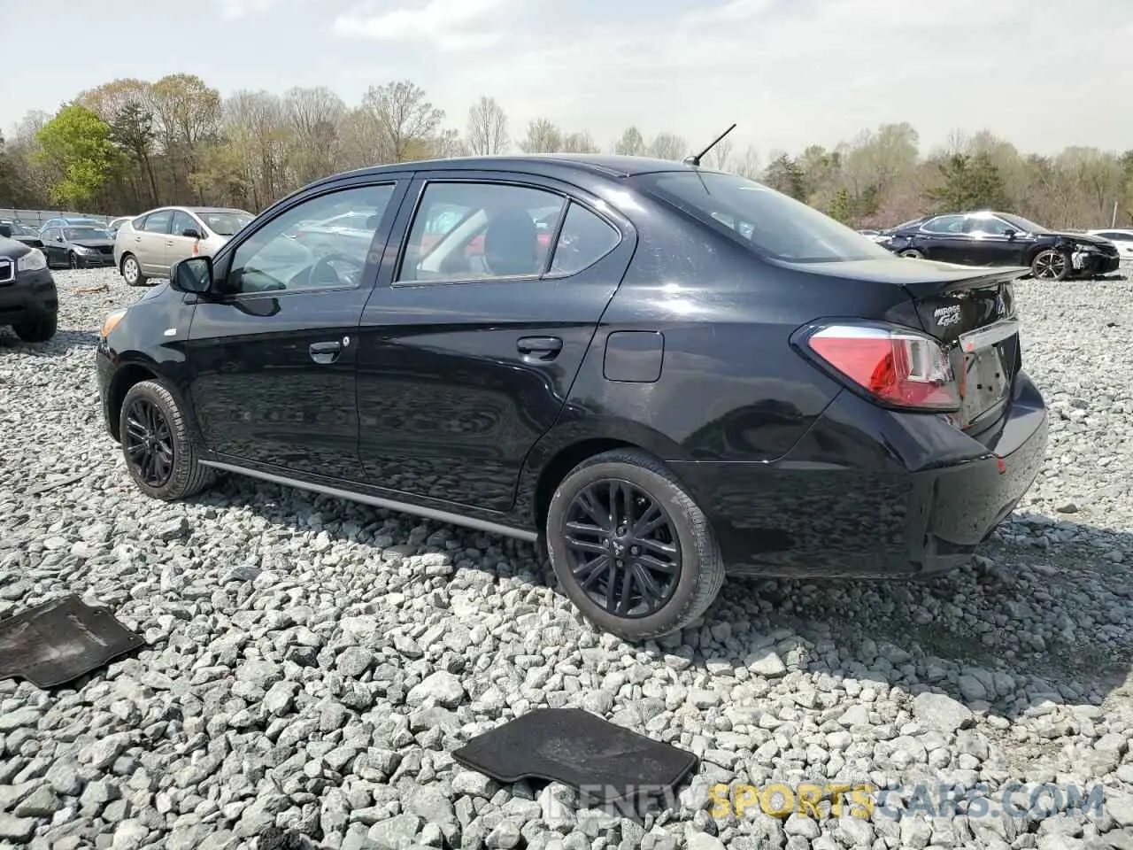 2 fotografías del automóvil dañado ML32FUFJ8PHF00536 MITSUBISHI MIRAGE 2023