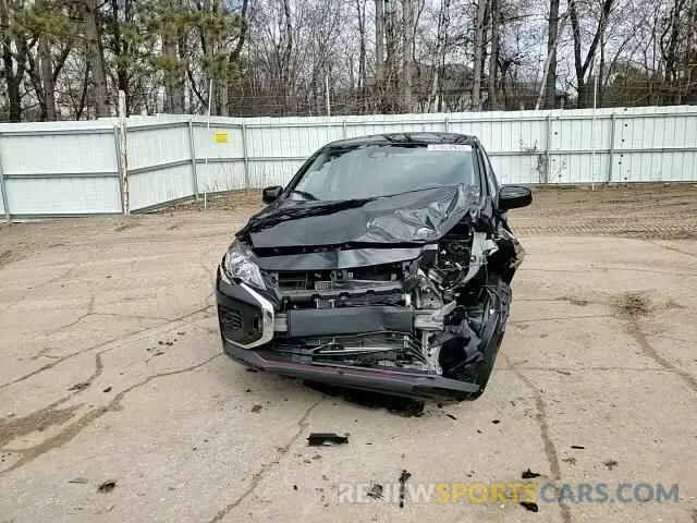 10 fotografías del automóvil dañado ML32FUFJ8PHF04666 MITSUBISHI MIRAGE 2023