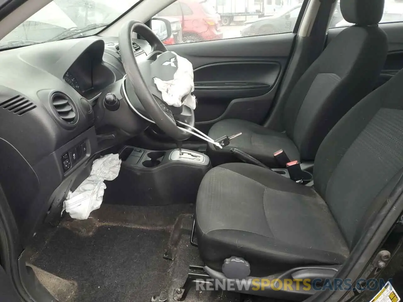 7 fotografías del automóvil dañado ML32FUFJ9PHF02036 MITSUBISHI MIRAGE 2023