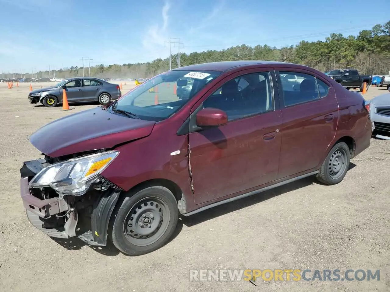 1 fotografías del automóvil dañado ML32FUFJ9PHF04417 MITSUBISHI MIRAGE 2023