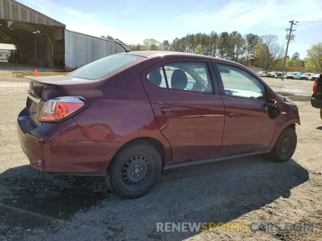 3 fotografías del automóvil dañado ML32FUFJ9PHF04417 MITSUBISHI MIRAGE 2023