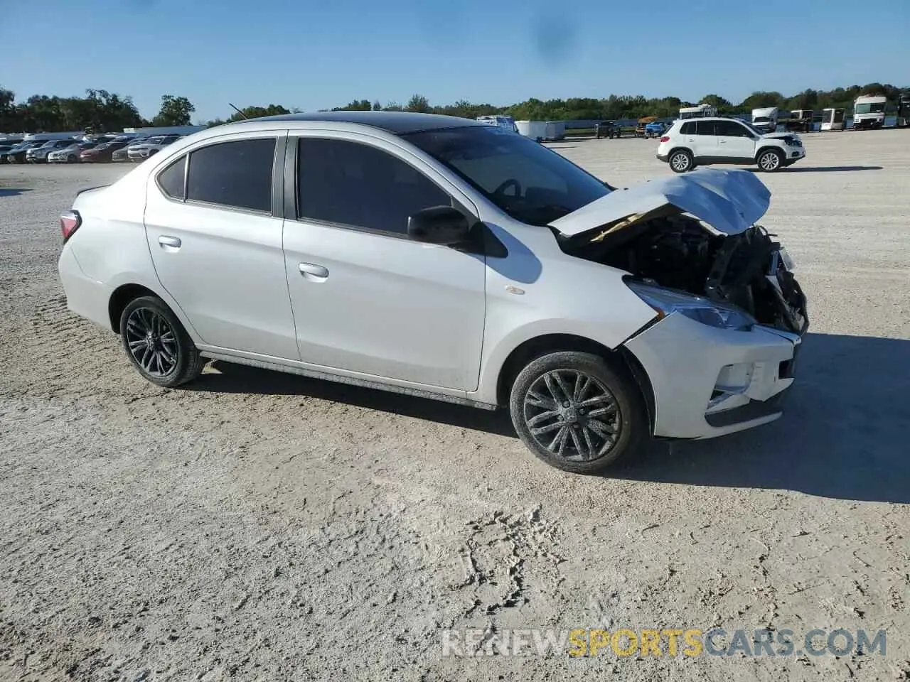 4 fotografías del automóvil dañado ML32FUFJ9PHF04823 MITSUBISHI MIRAGE 2023