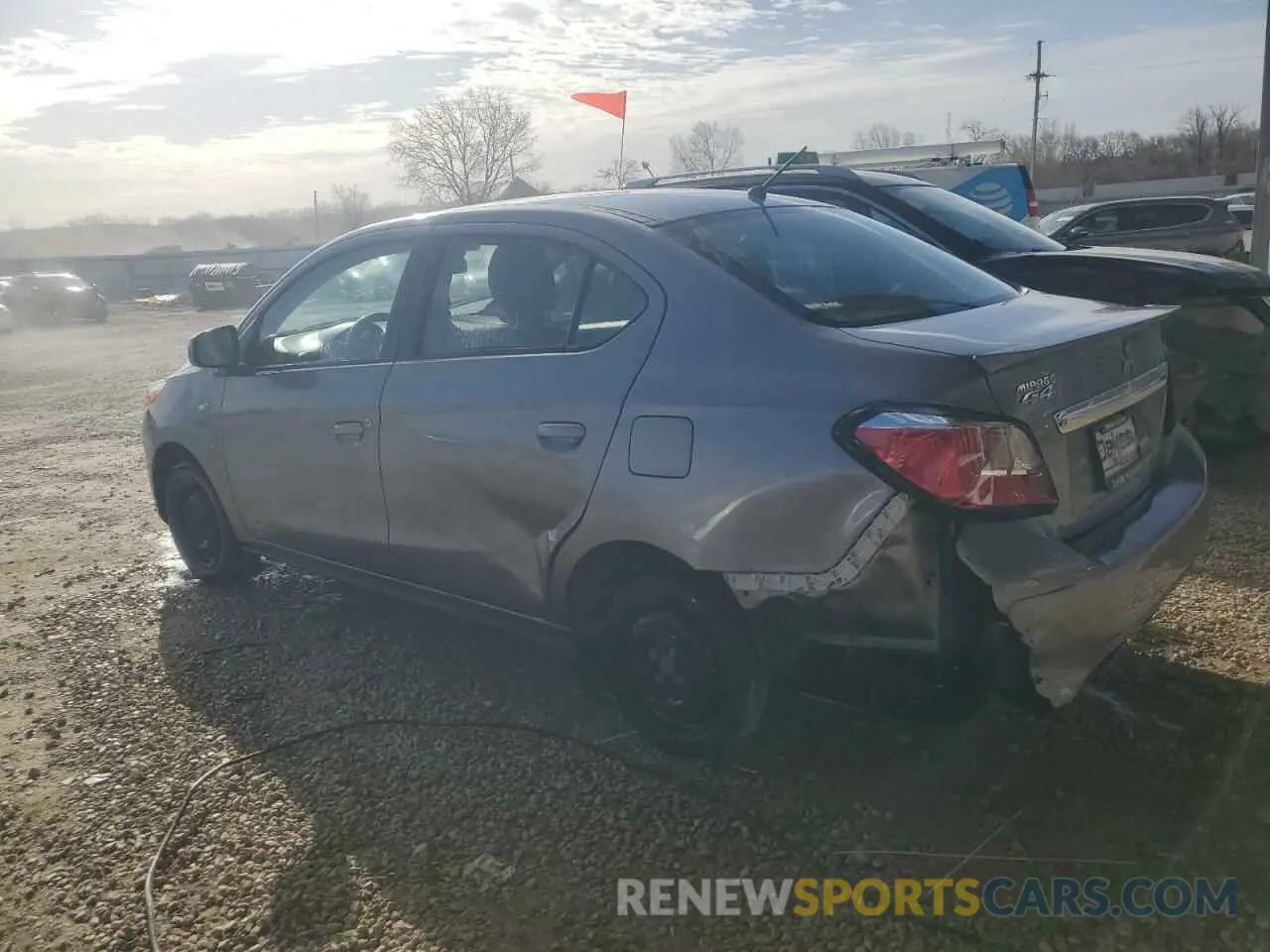 2 fotografías del automóvil dañado ML32FUFJ9PHF04854 MITSUBISHI MIRAGE 2023