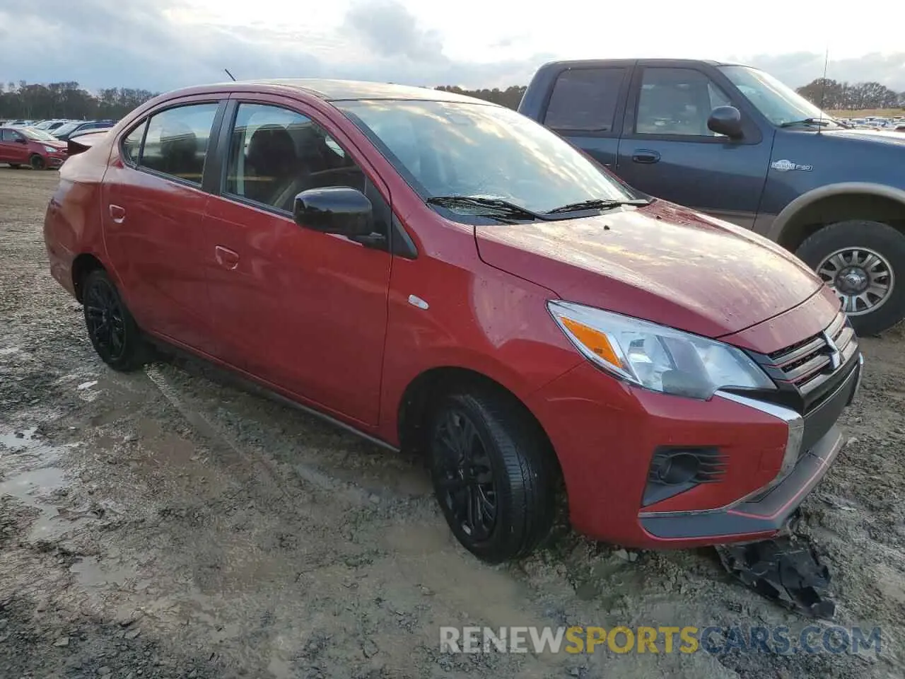 4 fotografías del automóvil dañado ML32FUFJ9PHF05857 MITSUBISHI MIRAGE 2023